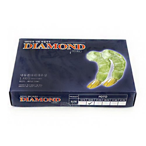 다이아몬드 냉동 흰다리 새우살(26~30개) 1.8kg (두절,탈각)