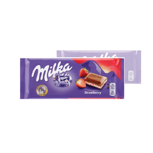 밀카 스트로베리 초콜릿 1.2kg(100gx12개)